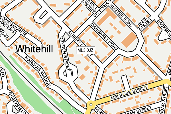 ML3 0JZ map - OS OpenMap – Local (Ordnance Survey)