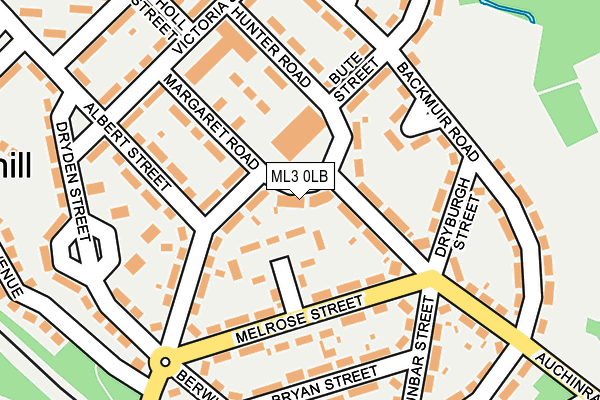 ML3 0LB map - OS OpenMap – Local (Ordnance Survey)