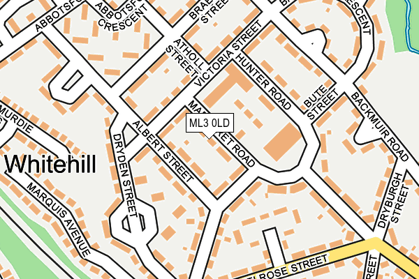 ML3 0LD map - OS OpenMap – Local (Ordnance Survey)