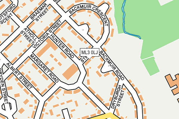 ML3 0LJ map - OS OpenMap – Local (Ordnance Survey)