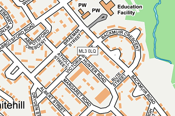 ML3 0LQ map - OS OpenMap – Local (Ordnance Survey)