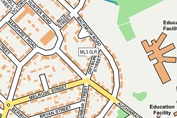 ML3 0LR map - OS OpenMap – Local (Ordnance Survey)