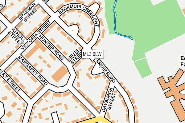 ML3 0LW map - OS OpenMap – Local (Ordnance Survey)