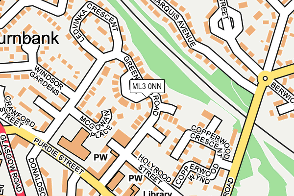 ML3 0NN map - OS OpenMap – Local (Ordnance Survey)