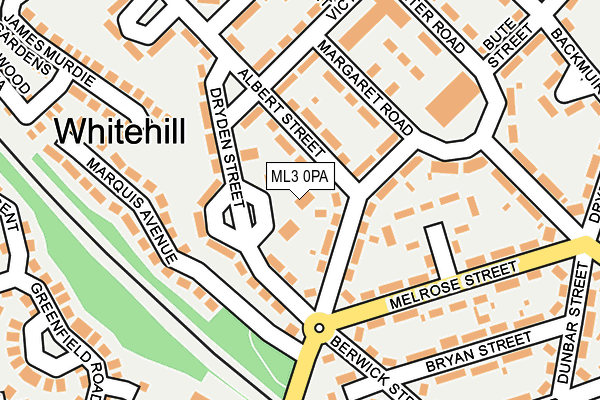 ML3 0PA map - OS OpenMap – Local (Ordnance Survey)