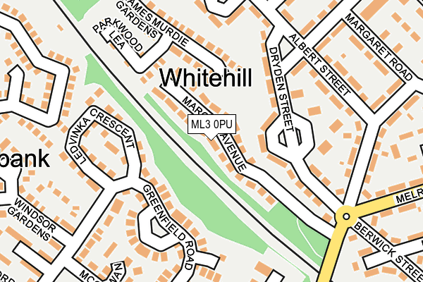 ML3 0PU map - OS OpenMap – Local (Ordnance Survey)