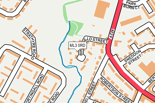 ML3 0RD map - OS OpenMap – Local (Ordnance Survey)