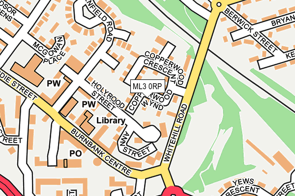 ML3 0RP map - OS OpenMap – Local (Ordnance Survey)