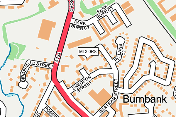 ML3 0RS map - OS OpenMap – Local (Ordnance Survey)