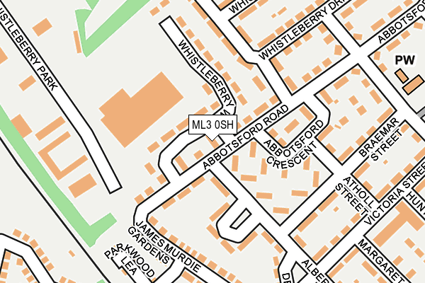 ML3 0SH map - OS OpenMap – Local (Ordnance Survey)