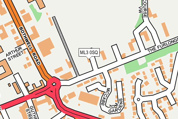 ML3 0SQ map - OS OpenMap – Local (Ordnance Survey)