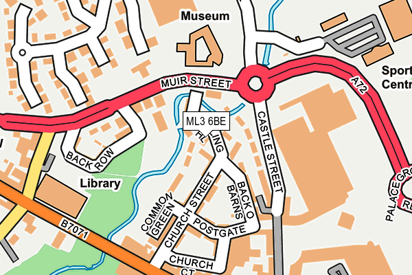 ML3 6BE map - OS OpenMap – Local (Ordnance Survey)