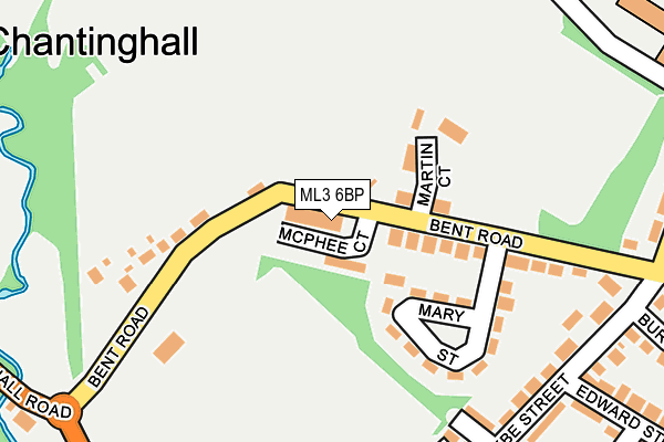 ML3 6BP map - OS OpenMap – Local (Ordnance Survey)