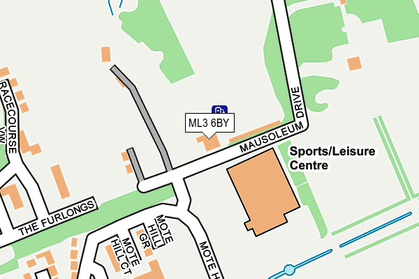 ML3 6BY map - OS OpenMap – Local (Ordnance Survey)