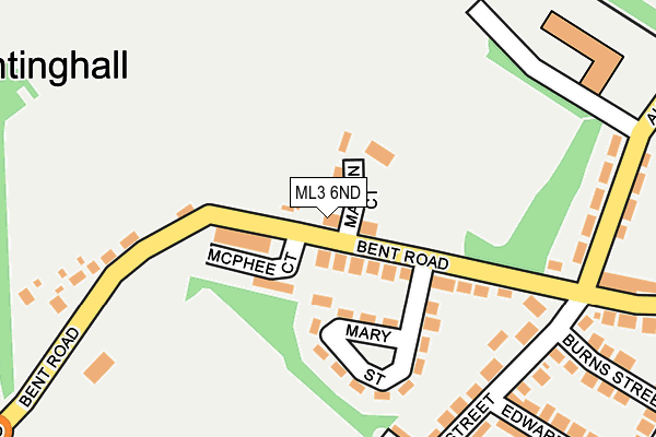 ML3 6ND map - OS OpenMap – Local (Ordnance Survey)
