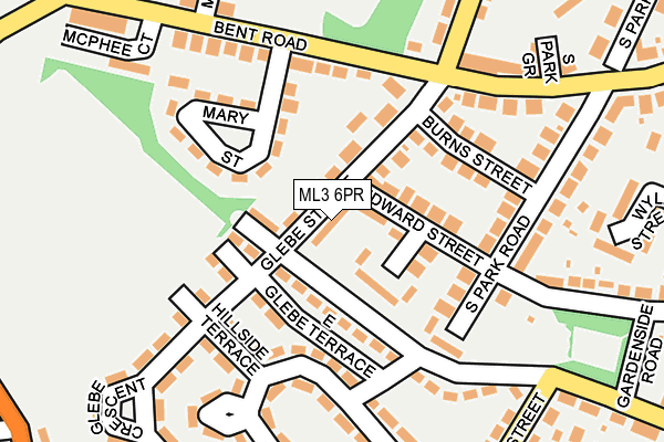 ML3 6PR map - OS OpenMap – Local (Ordnance Survey)