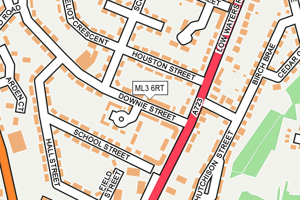 ML3 6RT map - OS OpenMap – Local (Ordnance Survey)