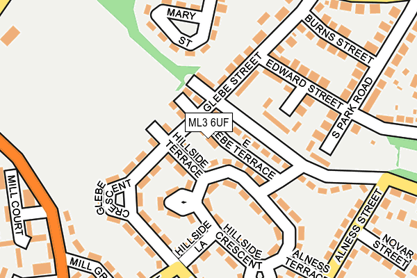 ML3 6UF map - OS OpenMap – Local (Ordnance Survey)
