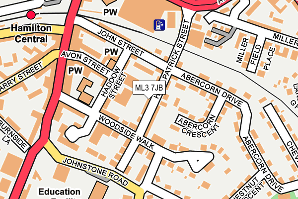 Map of API TECHNICAL LTD at local scale