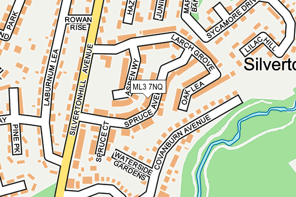 ML3 7NQ map - OS OpenMap – Local (Ordnance Survey)