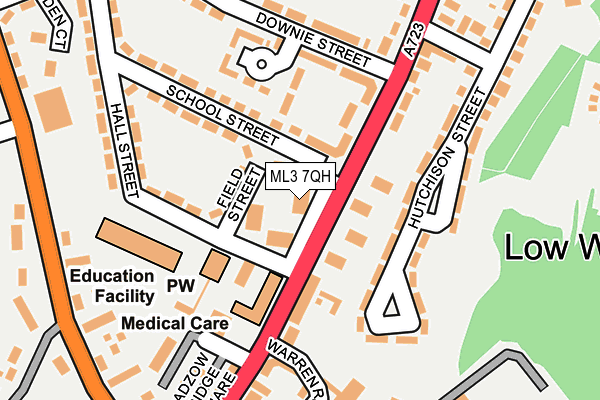 ML3 7QH map - OS OpenMap – Local (Ordnance Survey)