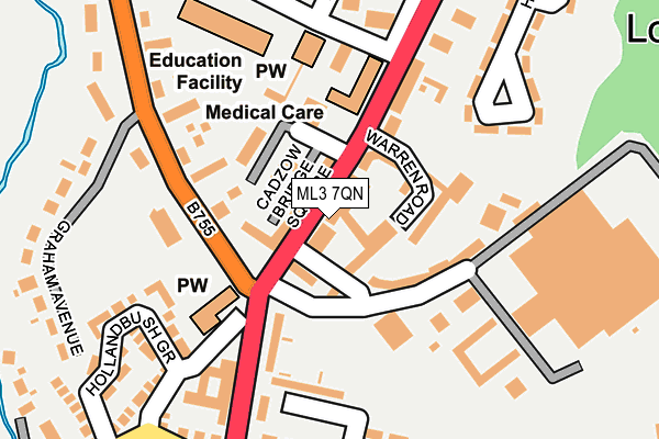 Map of BRAVEHEARTS BOXING GYM LTD at local scale