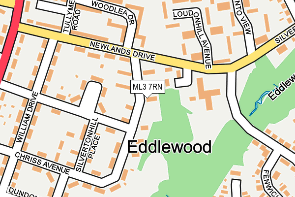 ML3 7RN map - OS OpenMap – Local (Ordnance Survey)