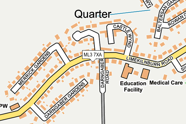 Map of MARK TOLLAN JOINERY LTD at local scale