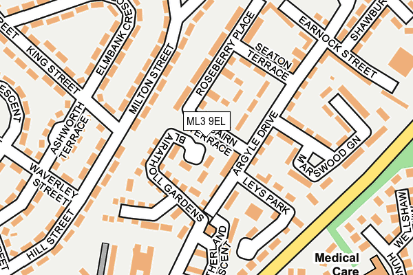 ML3 9EL map - OS OpenMap – Local (Ordnance Survey)
