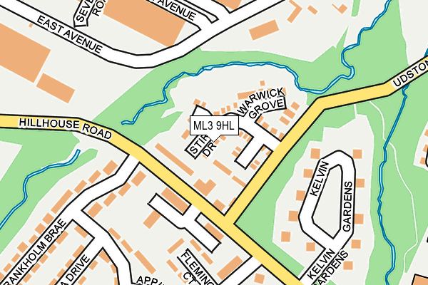 ML3 9HL map - OS OpenMap – Local (Ordnance Survey)