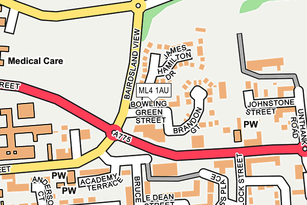 Map of RDA SERVICE AND INSTALLATIONS LTD. at local scale