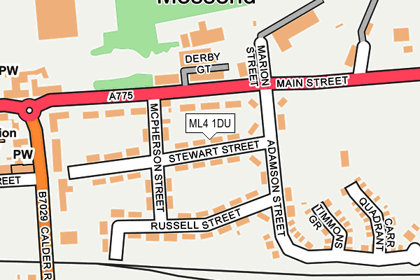 ML4 1DU map - OS OpenMap – Local (Ordnance Survey)