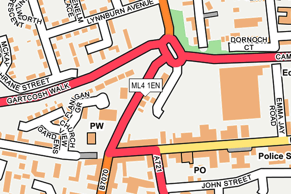 ML4 1EN map - OS OpenMap – Local (Ordnance Survey)