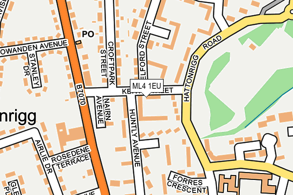 ML4 1EU map - OS OpenMap – Local (Ordnance Survey)