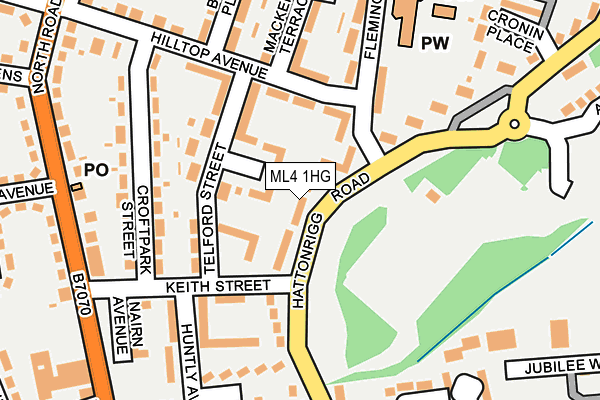 ML4 1HG map - OS OpenMap – Local (Ordnance Survey)