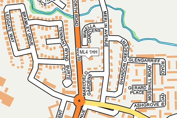 ML4 1HH map - OS OpenMap – Local (Ordnance Survey)