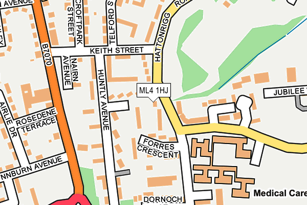 ML4 1HJ map - OS OpenMap – Local (Ordnance Survey)