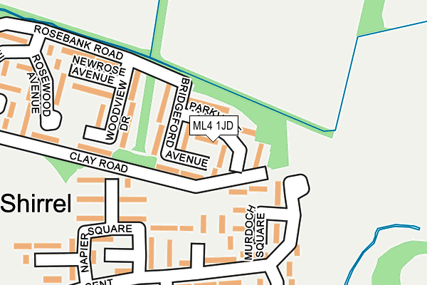 ML4 1JD map - OS OpenMap – Local (Ordnance Survey)