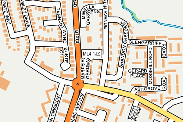 ML4 1JZ map - OS OpenMap – Local (Ordnance Survey)