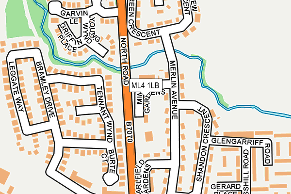 ML4 1LB map - OS OpenMap – Local (Ordnance Survey)