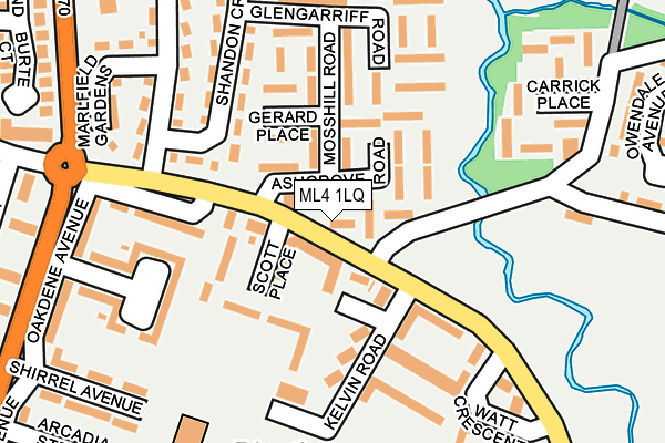 ML4 1LQ map - OS OpenMap – Local (Ordnance Survey)