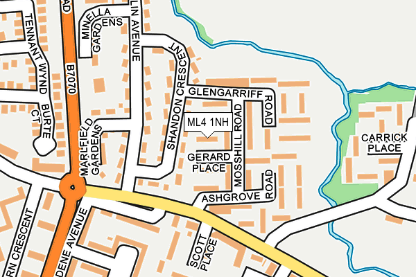 ML4 1NH map - OS OpenMap – Local (Ordnance Survey)