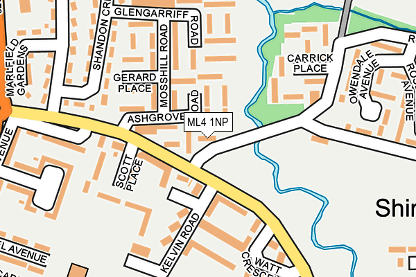 ML4 1NP map - OS OpenMap – Local (Ordnance Survey)