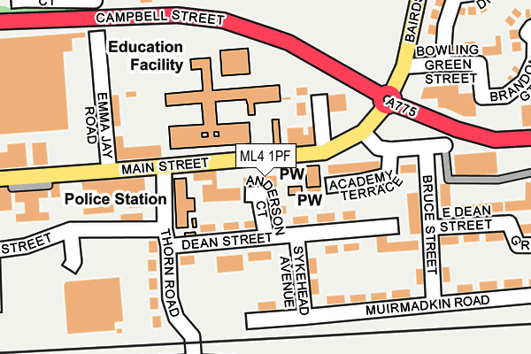 ML4 1PF map - OS OpenMap – Local (Ordnance Survey)