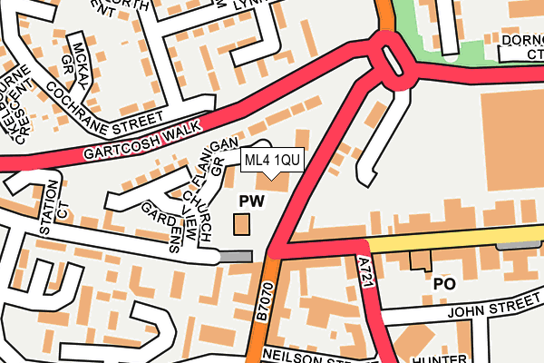 ML4 1QU map - OS OpenMap – Local (Ordnance Survey)