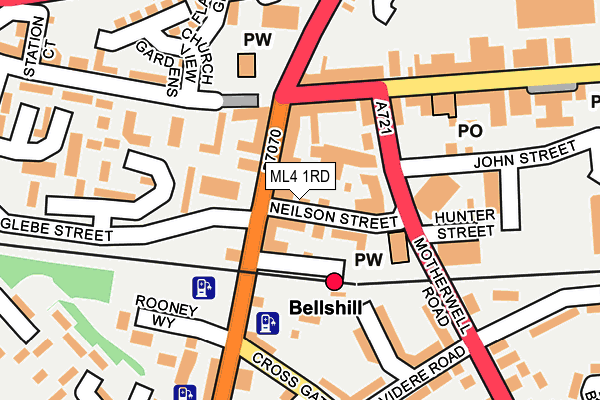 ML4 1RD map - OS OpenMap – Local (Ordnance Survey)