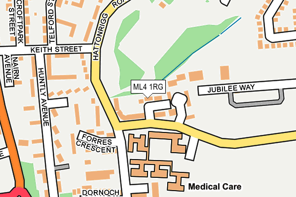 ML4 1RG map - OS OpenMap – Local (Ordnance Survey)