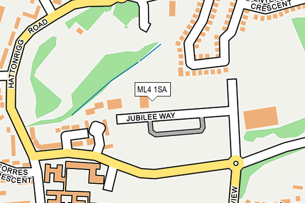 ML4 1SA map - OS OpenMap – Local (Ordnance Survey)
