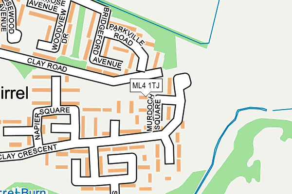 ML4 1TJ map - OS OpenMap – Local (Ordnance Survey)