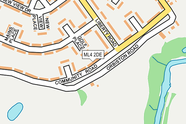 ML4 2DE map - OS OpenMap – Local (Ordnance Survey)